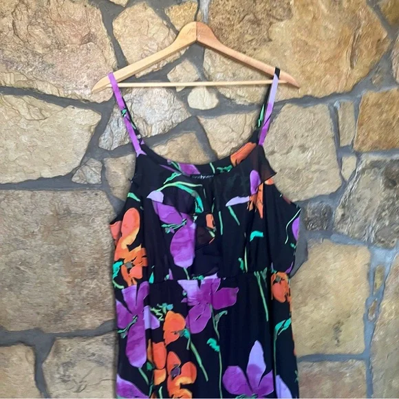 Lane Bryant Purple Maxi Sundress with Spaghetti Straps - Picture 15 of 16